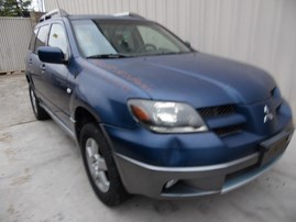 2004 MITSUBBISHI OUTLANDER XLS NAVY BLUE 2.4L AT 2WD 183877